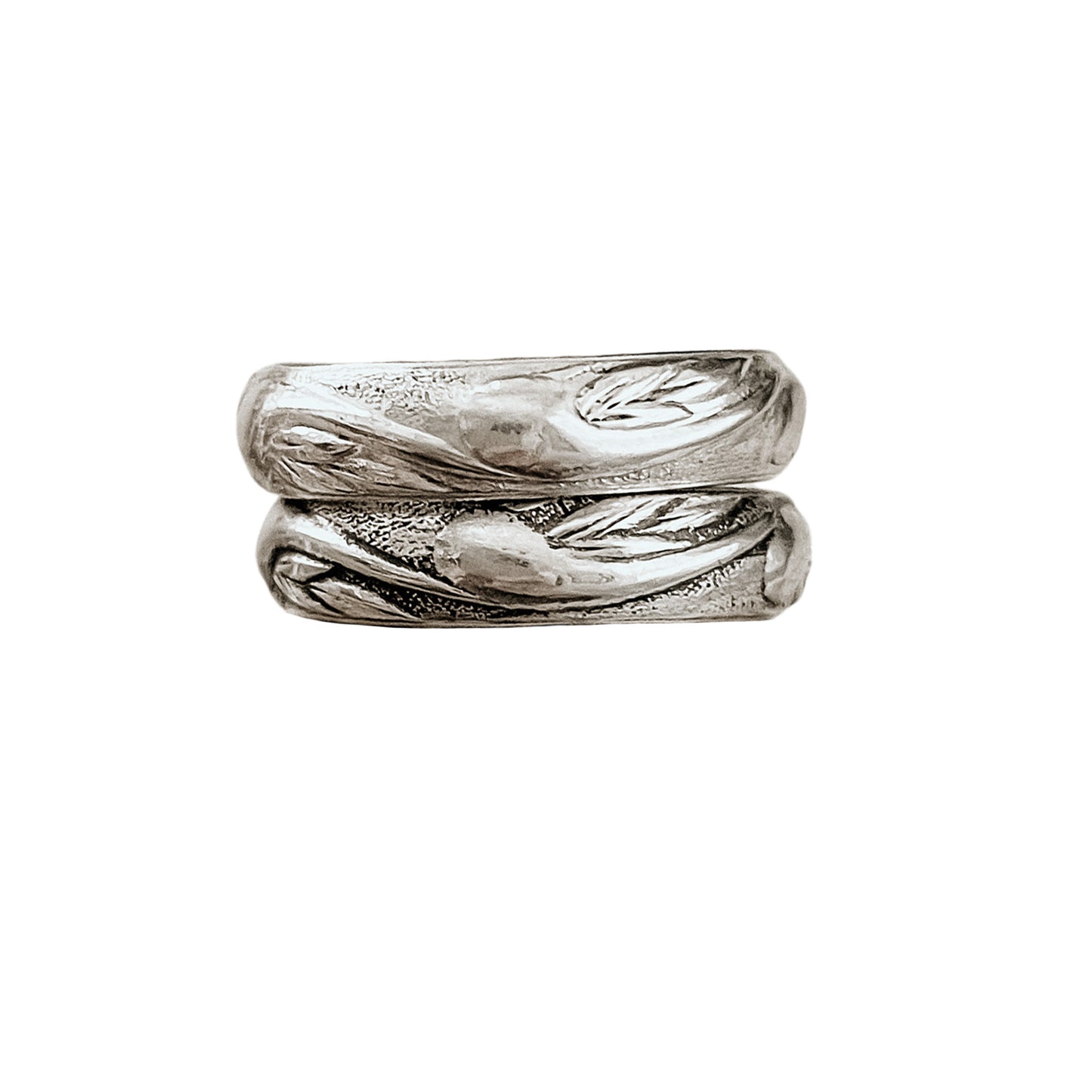 Western Nouveau Sterling Silver Stacking Ring