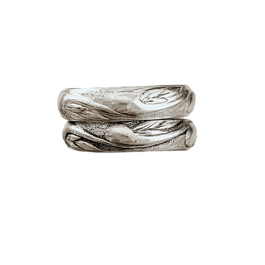 Western Nouveau Sterling Silver Stacking Ring